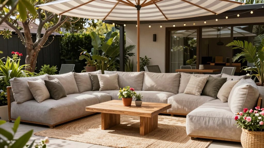 create a cozy outdoor space