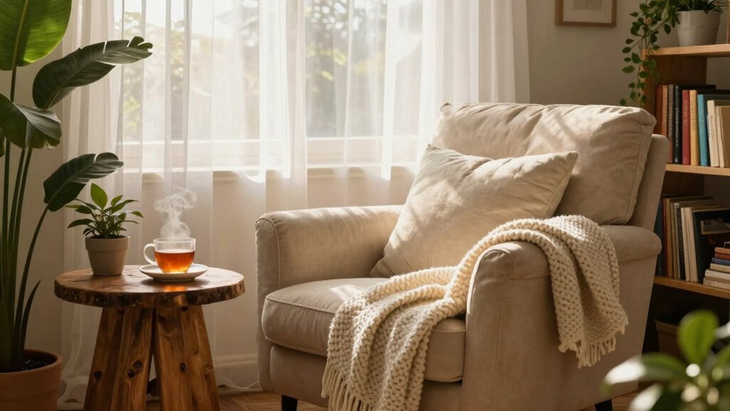 create cozy reading sanctuary
