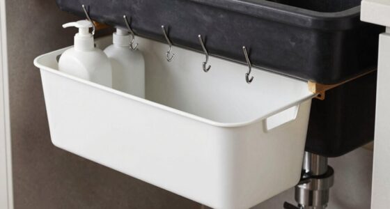 create diy under sink storage