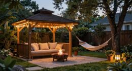 create peaceful outdoor retreat