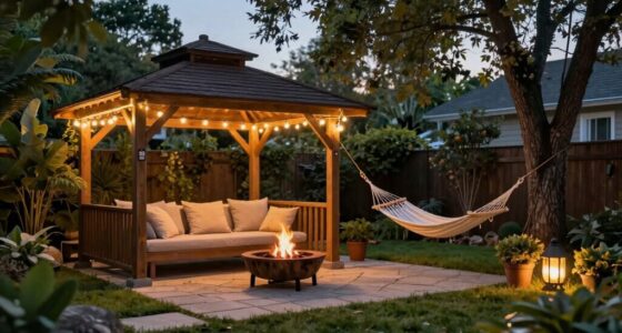 create peaceful outdoor retreat