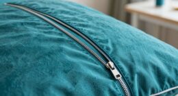 create zipper pillow covers
