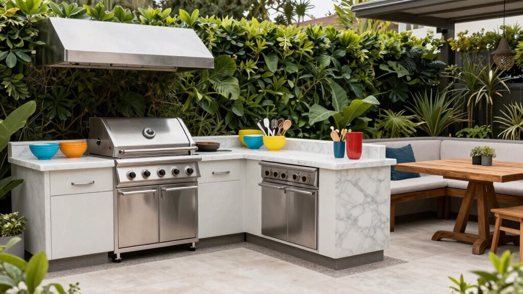 designated safe outdoor cooking zones