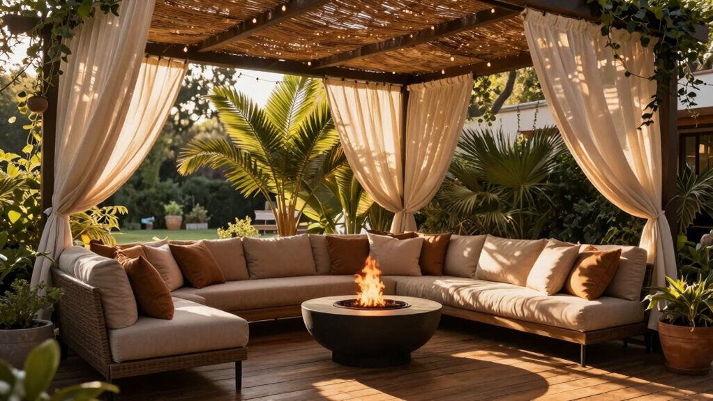 designing inviting outdoor living spaces