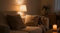 dim lights calm atmosphere