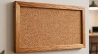 diy framed cork board