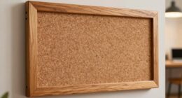diy framed cork board