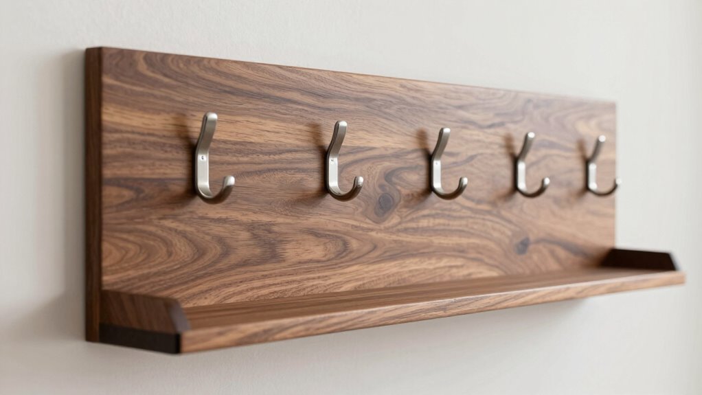 diy stylish wall mounted coat rack