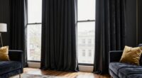 elegant blackout window treatments