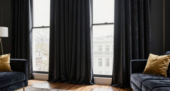 elegant blackout window treatments