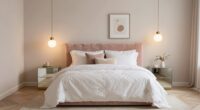 elegant minimal cozy bedroom