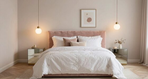 elegant minimal cozy bedroom