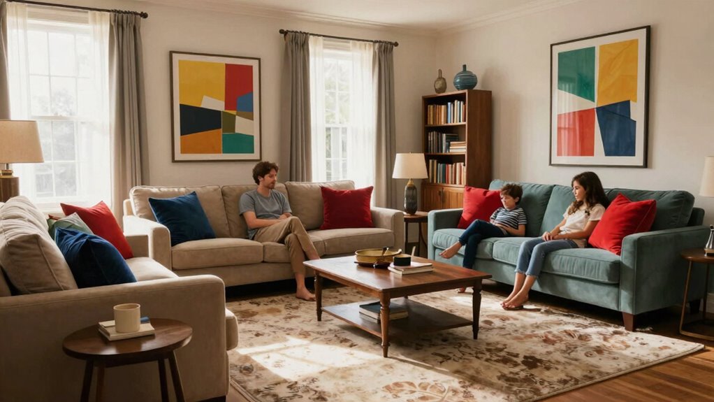 furniture lighting color harmony
