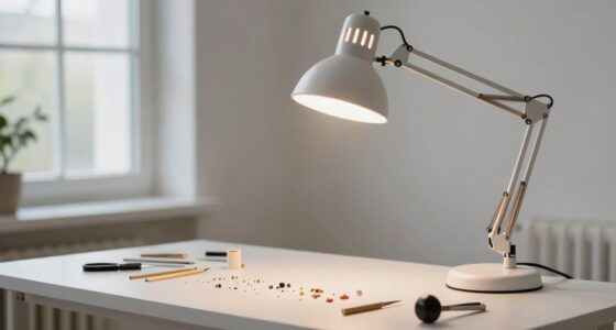improve crafting workspace lighting
