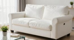 maintain white upholstery freshness