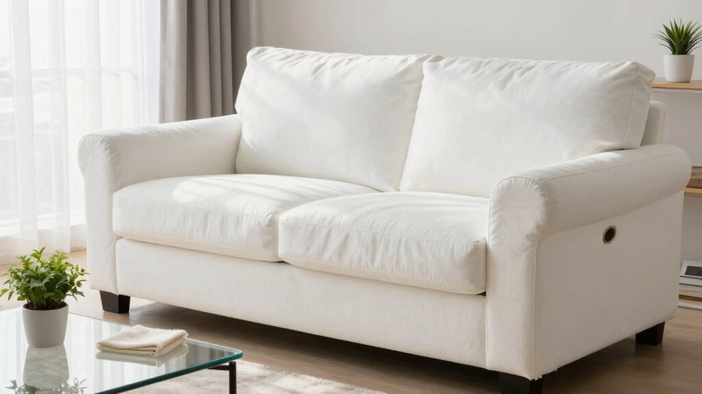 maintain white upholstery freshness