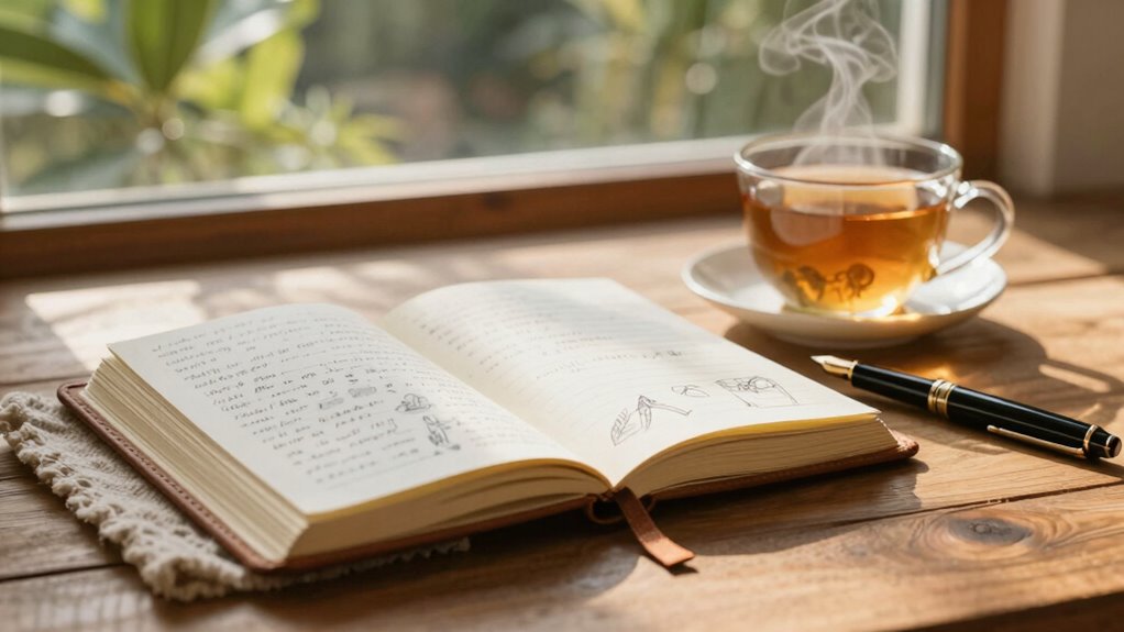 mindful intentional journaling practice