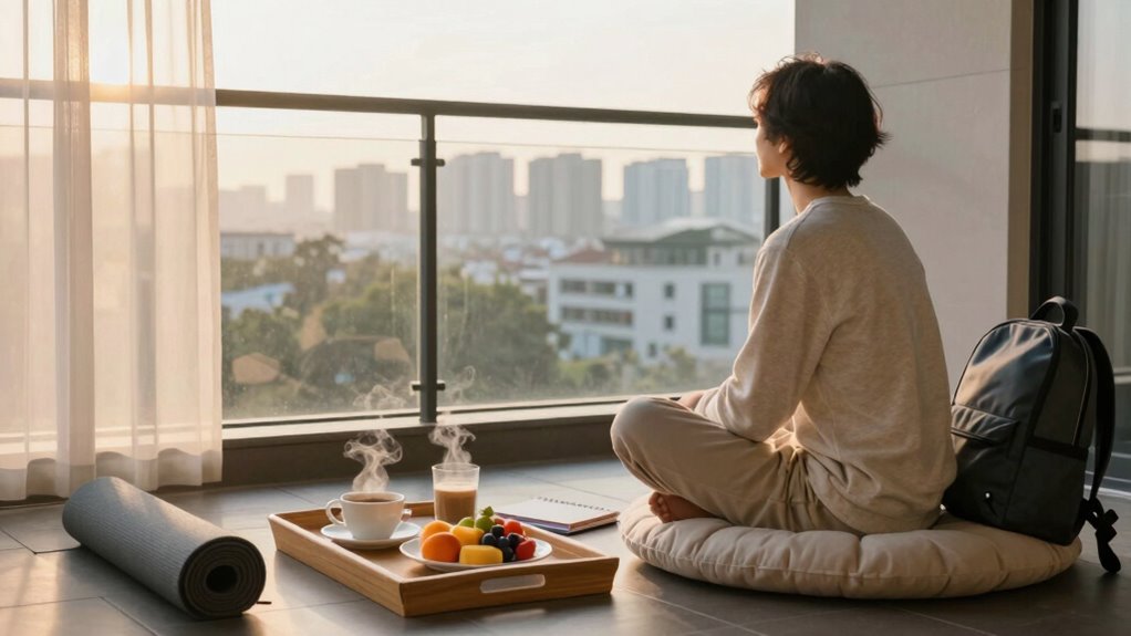 optimized travel morning routines