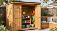 organize garden storage efficiently