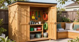 organize garden storage efficiently