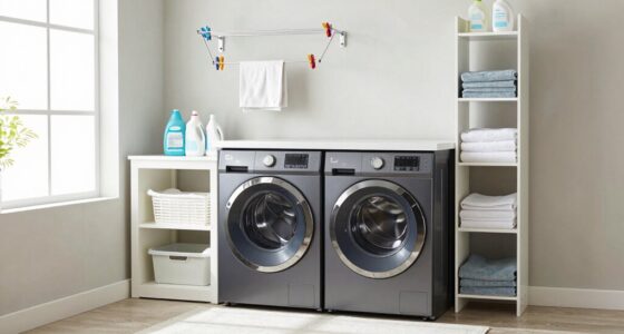 organize large appliance laundry