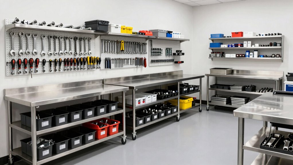 organize tools for safety