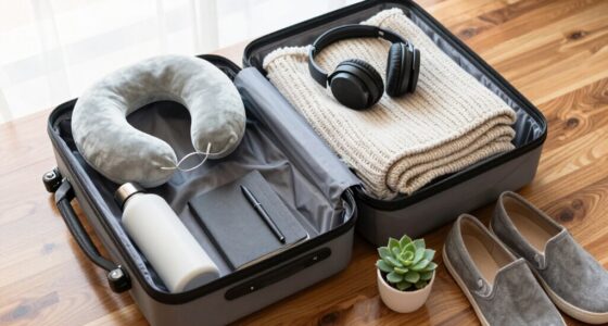 organized lightweight travel essentials