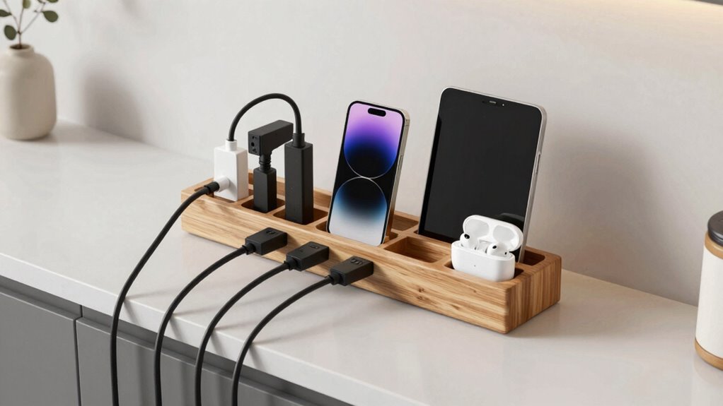 organized wireless charging station