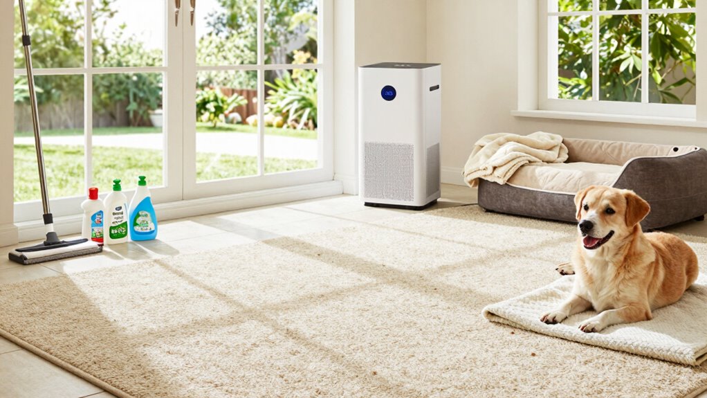 pet safe odor elimination routine