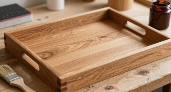 refinish wooden tray decor