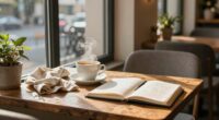 relaxed morning travel routine