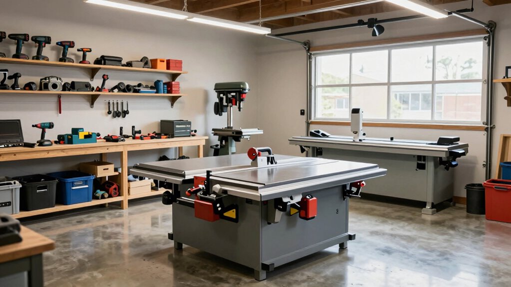safe organized workshop setup