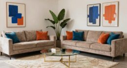 selecting complementary beige accents