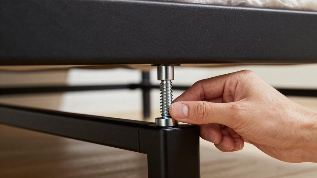 silence squeaky bed frame