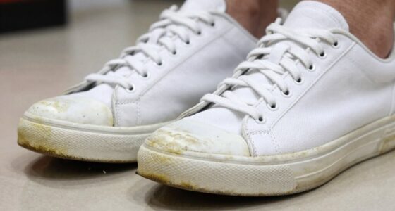 sneakers yellow after washing