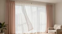 softening aesthetic with window coverings