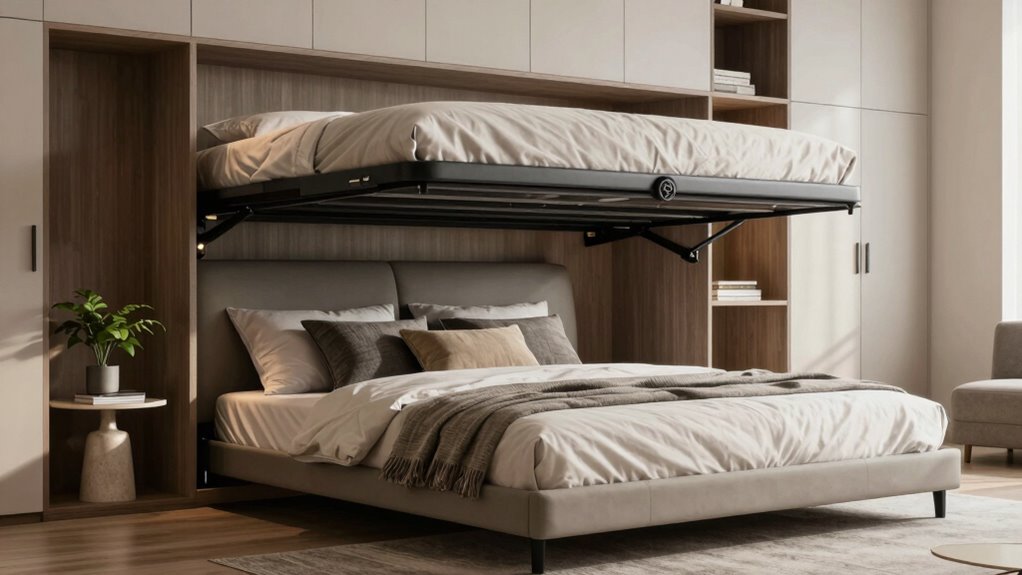 space efficient murphy bed design