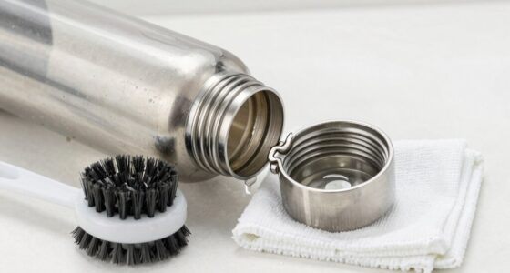 thoroughly sanitize reusable bottles