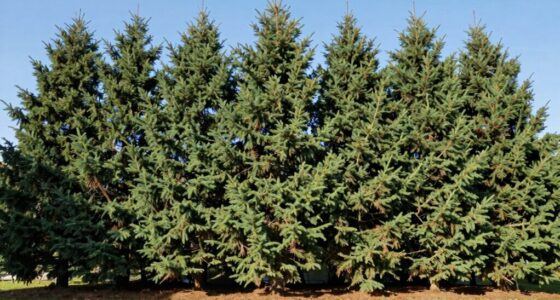 utilize evergreens for stability