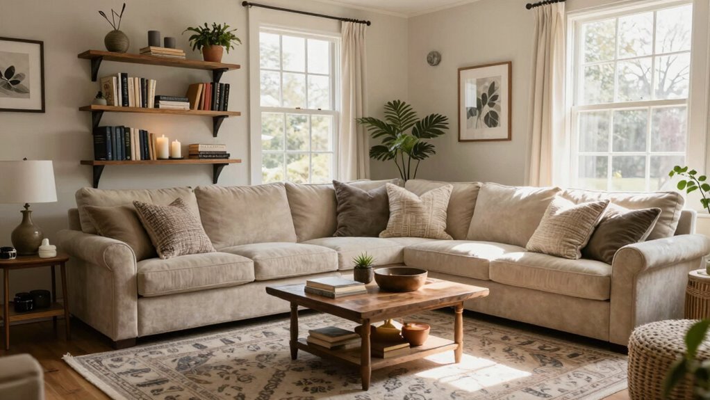 curated layered cohesive decor