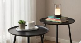 practical side table styling