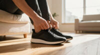Leather Running Sneakers