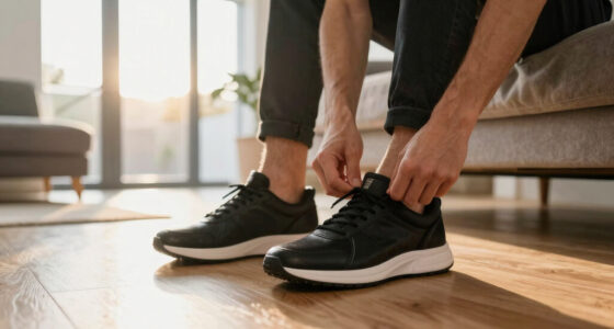 Leather Running Sneakers