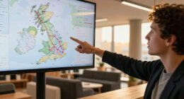 Real-time Map Of Great Britain's Rail Network