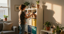 I Created A Pretty IKEA BILLY Hack That Seriously Cuts Clutter