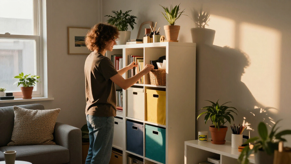 I Created A Pretty IKEA BILLY Hack That Seriously Cuts Clutter