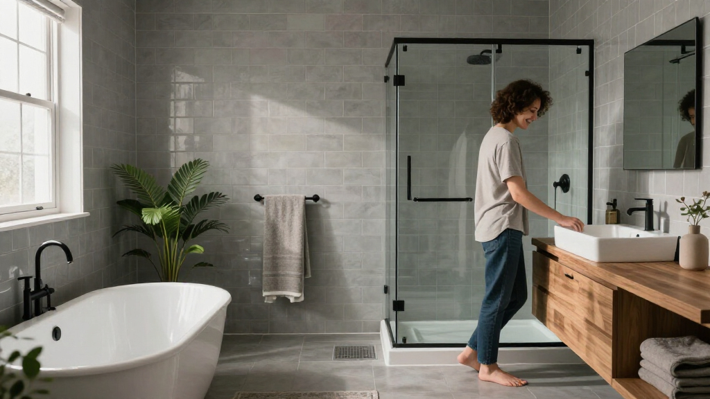 They Ditched A Tub In Their Cramped Bathroom — It Was The Best Decision