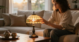 T.J. Maxx Is Selling Out Of This Tiffany-Inspired Accent Lamp