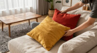 They Took A Risk On Mustard And Red — It Completely Changed This Living Room