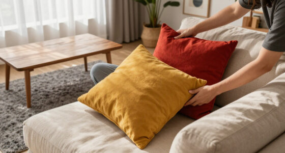 They Took A Risk On Mustard And Red — It Completely Changed This Living Room